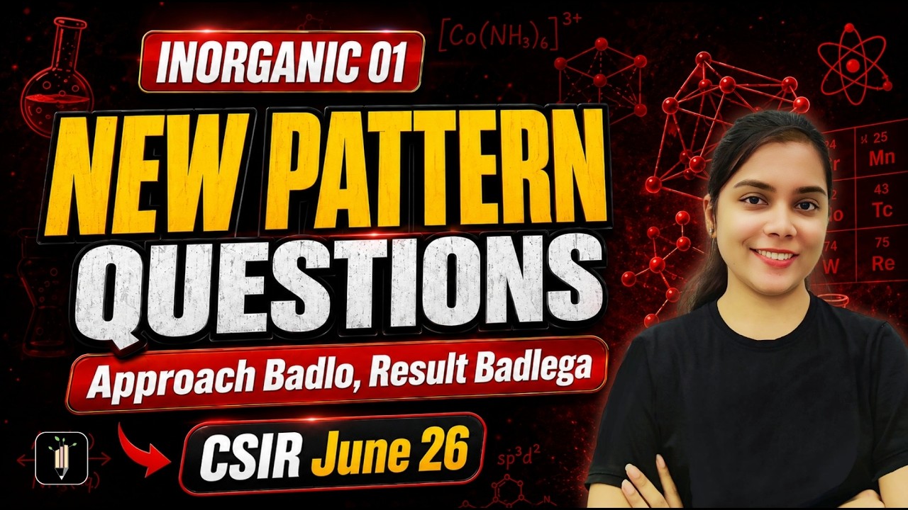 Inorganic 01 | New Pattern Question | CSIR NET June 26 - YouTube