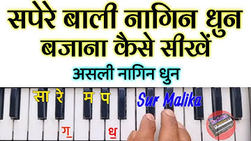 Nagin Dhun On Harmonium Tutorial | Nagin Dhun Bajana Kaise Sikhe | How To Play Nagin Dhun Harmonium 