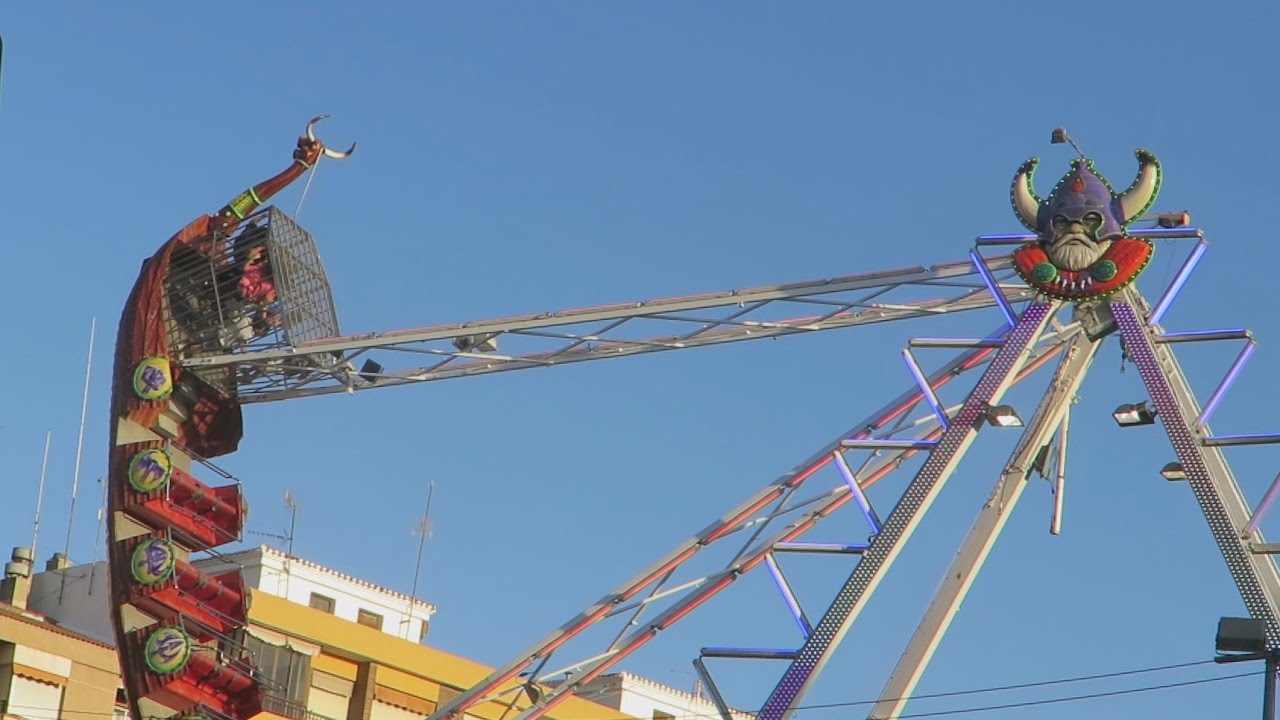 Super Barca Vikinga de día - Feria de Hellín 2016