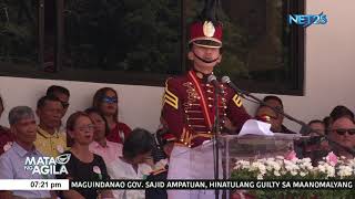 Class Valedictorian Ramos nagpasalamat kina PRRD, INC. Exec. Min. Bro. EVM