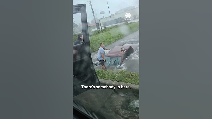 Man Risks Life to Save Truck Driver Trapped in Flooding