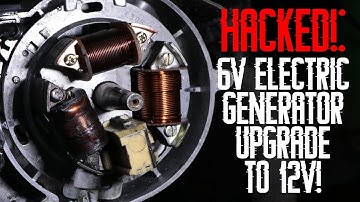 HACKED!: 6V Electric Generator UPGRADE to 12V!