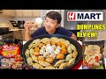 Trying EVERY DUMPLING at H-MART! KOREAN SUPERMARKET Noodles & Dumplings Taste Test Part 1