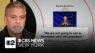 George Clooney joins calls for President Biden to exit the race
