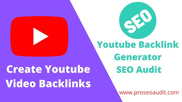 How To Create Best Youtube Backlinks | Free YouTube Backlinks Generator Tool - Quality Backlinks