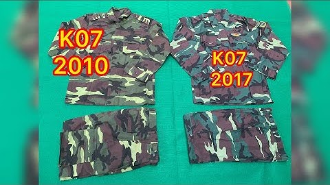 SO SÁNH 2 mẫu K07 chiến sĩ Lục Quân 