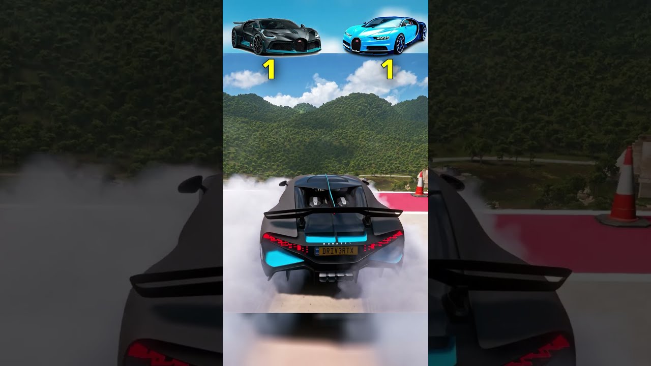 Bugatti Divo VS Chiron