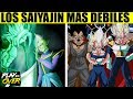 TOP 7: Los Saiyajin Más Débiles en Dragón Ball