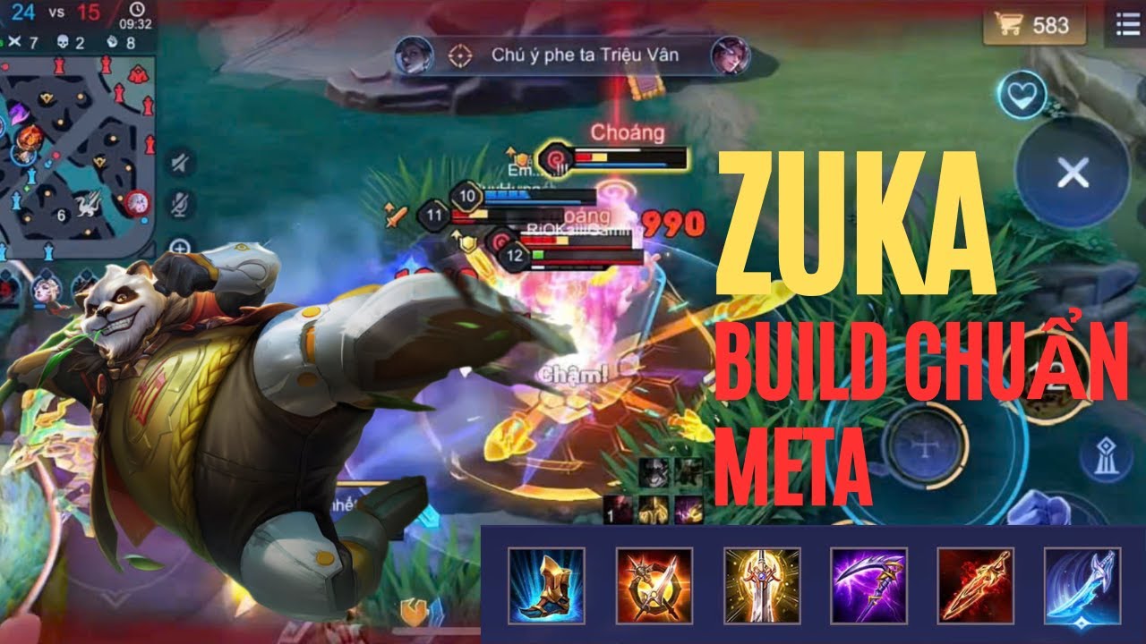 Liên Quân Mobile | Build Zuka Không Ai Ngờ Tới - Gánh Team Cực Cháy
