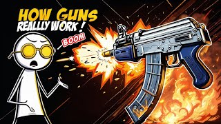 What Really Happens Inside a Gun When You Pull the Trigger 😱