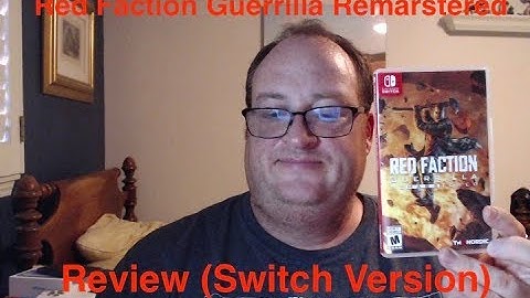Red faction Guerrilla Remarstered Review (Switch Version)