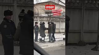 Съемки треш сериала про казахстанскую полицию 😜
