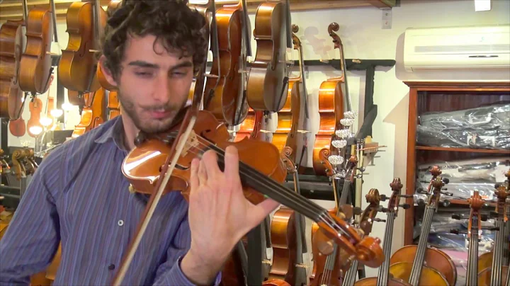 Jorge Al Gindi demonstrates Violin by Barbara Picc...