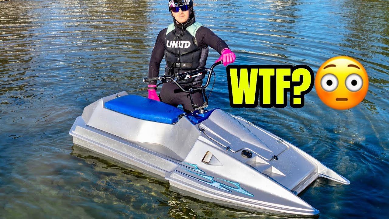 SNOWMOBILE, JET BOAT & JET SKI ALL IN ONE | 1988 WERKZ FAZE 2 - YouTube
