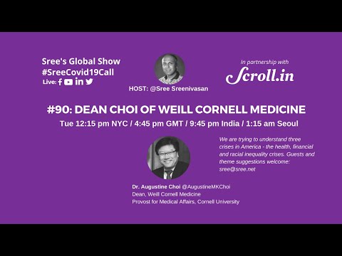 LIVE! Meet Dean Choi of Weill Cornell Medicine