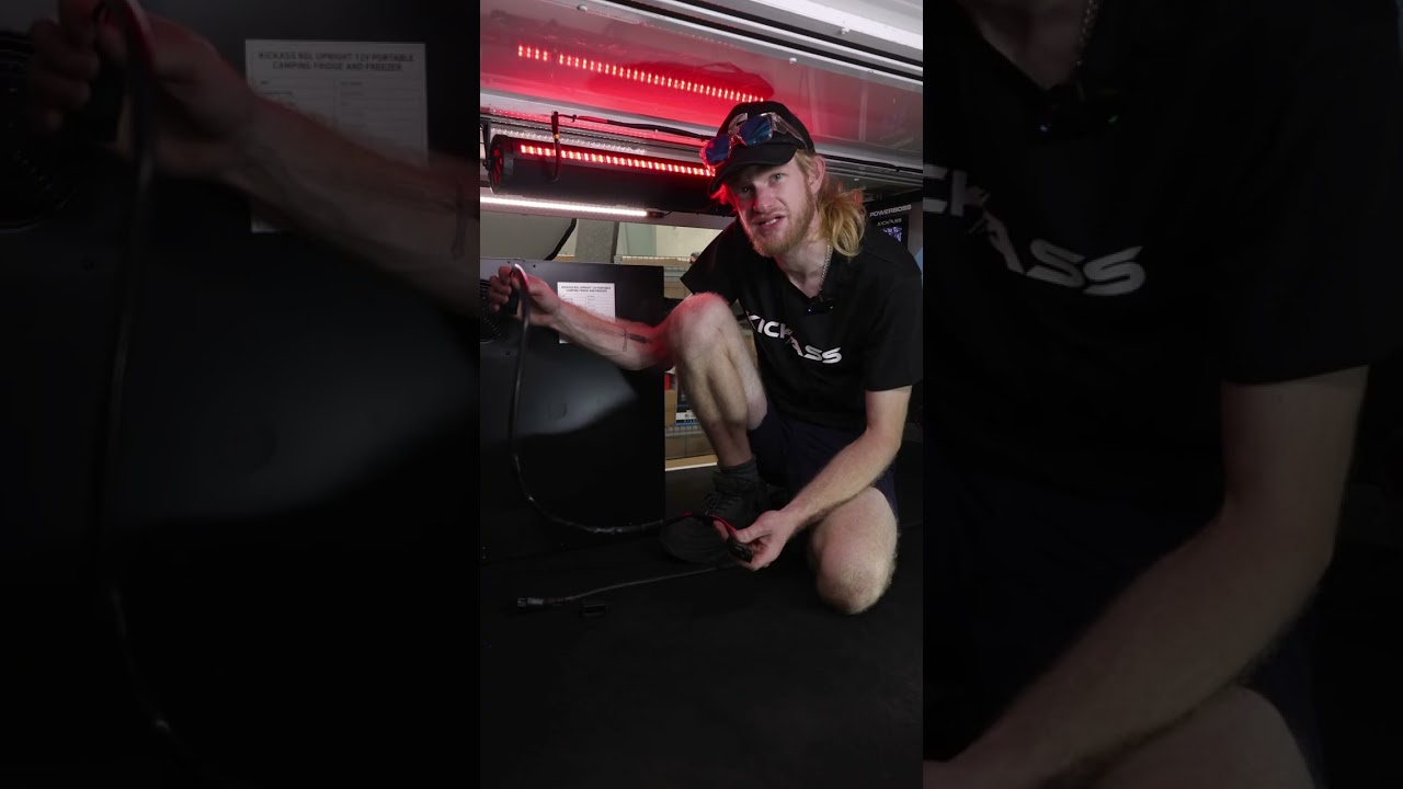 KickAss 80L Upright 12/24V Fridge & Freezer Install Video