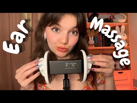 ASMR | FAST EAR MASSAGE ON 3DIO MIC (WITH AND WITHOUT OIL)