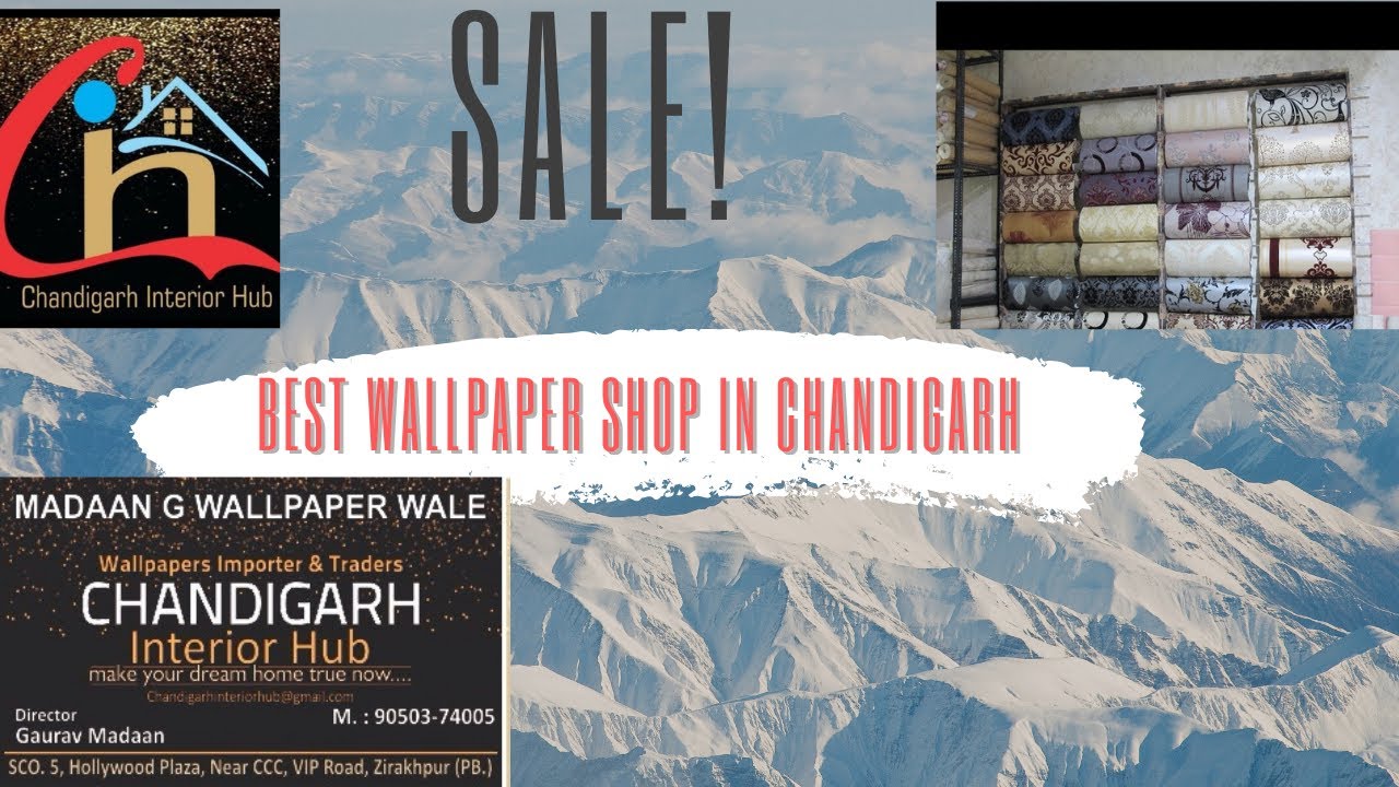 BEST WALLPAPER shop in Chandigarh, CHANDIGARH INTERIOR HUB 3d