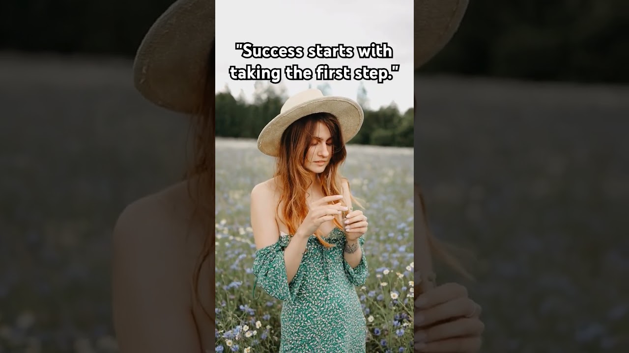 Success Starts with Taking the First Step! 🚶‍♂️✨ 