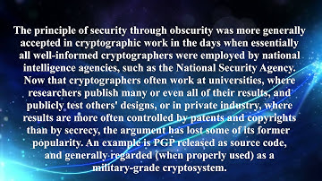 Security Through Obscurity (STO) Presentation
