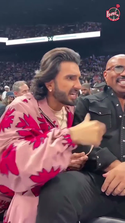 Ranveer Singh in Abu Dhabi with legends Shaq & Steve Harvey!