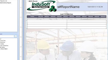 Dream Report with InduSoft Web Studio Demo
