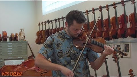 "Despacito" on 1.2 MILLION Dollar Violin (Live with Loop Pedal)