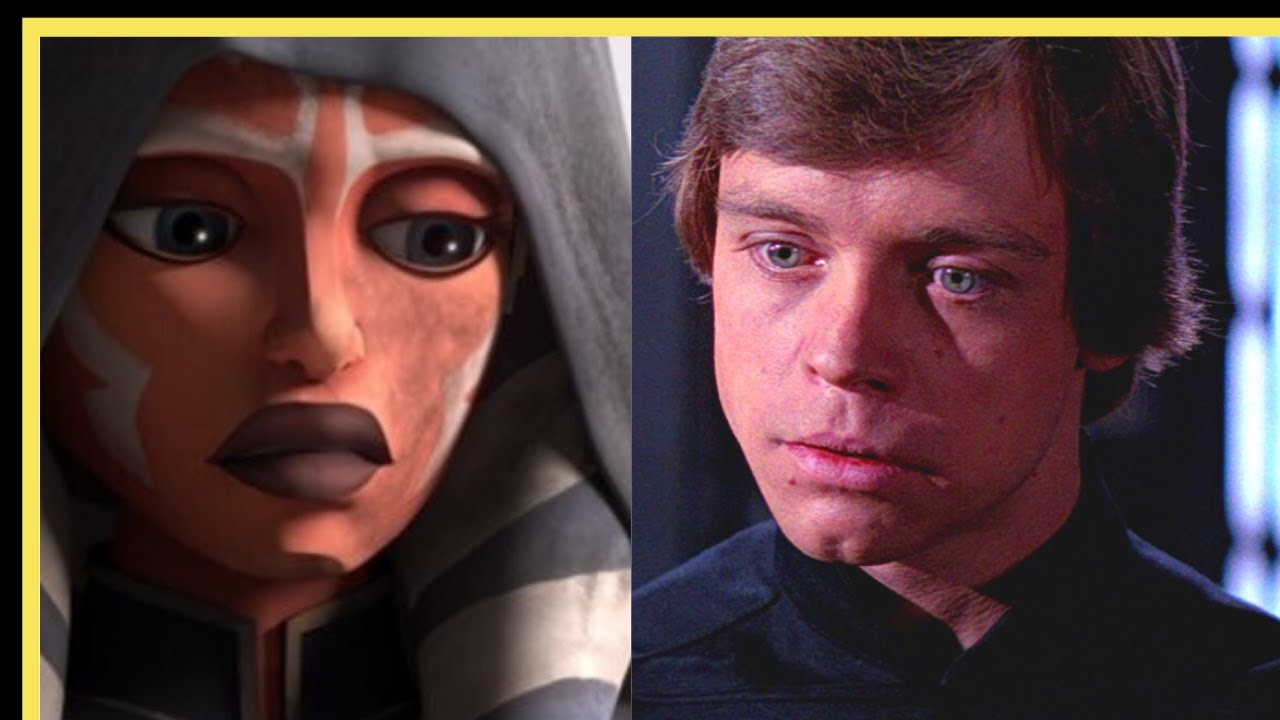 The Incredible Connection Ahsoka Tano and Luke Skywalker Star Wars YouTube