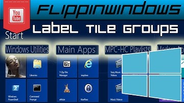 Windows 8 | Label Tile Groups