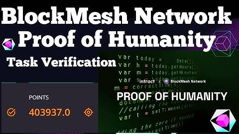 How To Complete BlockMesh Network Proof of Humanity Task Verification (Ending Soon!) #airdrop #depin