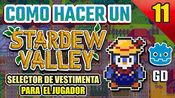 Como hacer un:  Stardew Valley! con Godot 4 GDScript | #11 Selector de ropa!