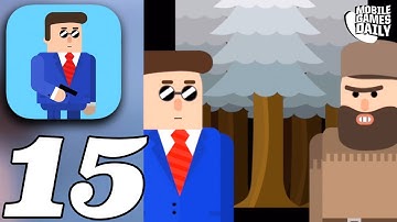 MR BULLET - Gameplay Walkthrough Part 15 - SNOW FOREST (iOS Android)