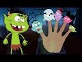 Monstruo dedo familia | canciones infantiles | Dedo canción | Scary Rhymes | Monster Finger Family