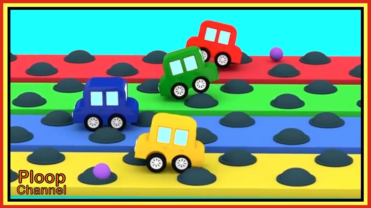 Bumps Race Challenge Cartoon Cars Videos For Kids Cartoons For Children Kids Cars Cartoons Youtube