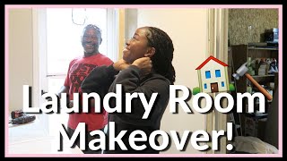DECORATE WITH ME | Laundry Room Renovation Is Finally Finished!!!