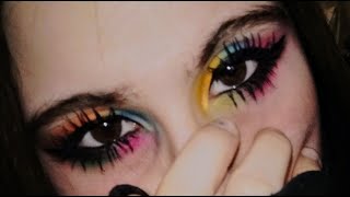 3 Arcoiris/ rainbow multicolor barbie fairytopia the magic of the rainbow makeup tutorial pico tres