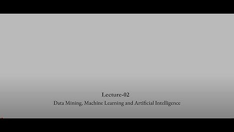 Data Mining, Machine Learning and Artificial Intelligence #CH25SP #swayamprabha