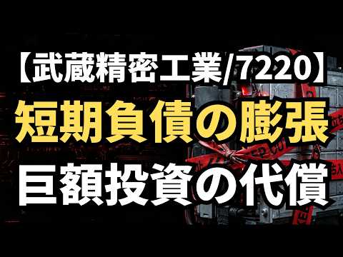 【武蔵精密工業/7220】PER75倍！155億投資の罠