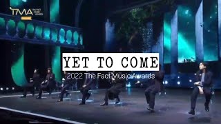 BTS (방탄소년단) - YET TO COME - 𝟮𝟬𝟮𝟮 𝗧𝗵𝗲 𝗙𝗮𝗰𝘁 𝗠𝘂𝘀𝗶𝗰 𝗔𝘄𝗮𝗿𝗱𝘀