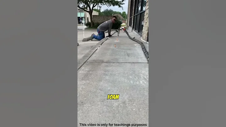 Foam Jacking: Is This the Cheapest Way to Fix Your Driveway? #factshorts #shortvideo