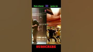 ram charan vs junior ntr कौन है best dancer #shorts #ramcharan #ntr