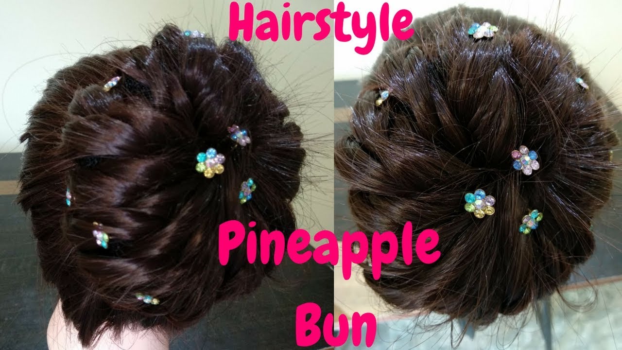 Pineapple Bun Hairstyle 2018 Pineapple Bun Hair Tutorial For Long