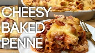 CHEESY BAKED PENNE | CHEESY BAKED MACARONI | HOW TO MAKE BAKED PENNE PASTA | Haix Food Channel