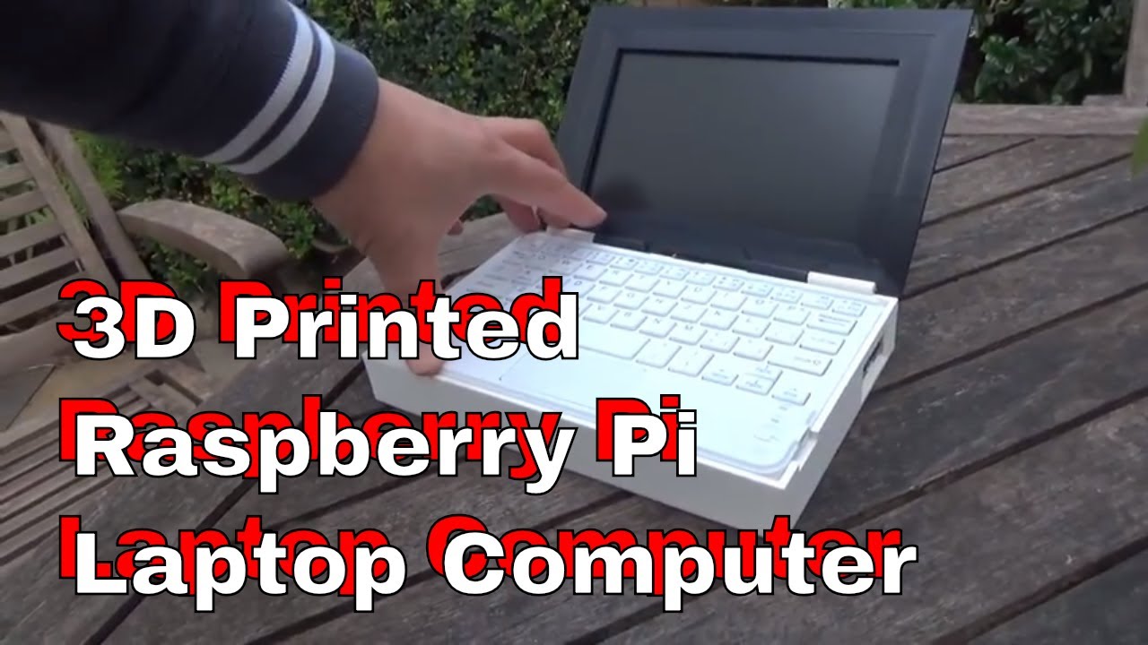 How to make a DIY 3D laptop computer with RaspberryPi 18650 lithium cell pitop -