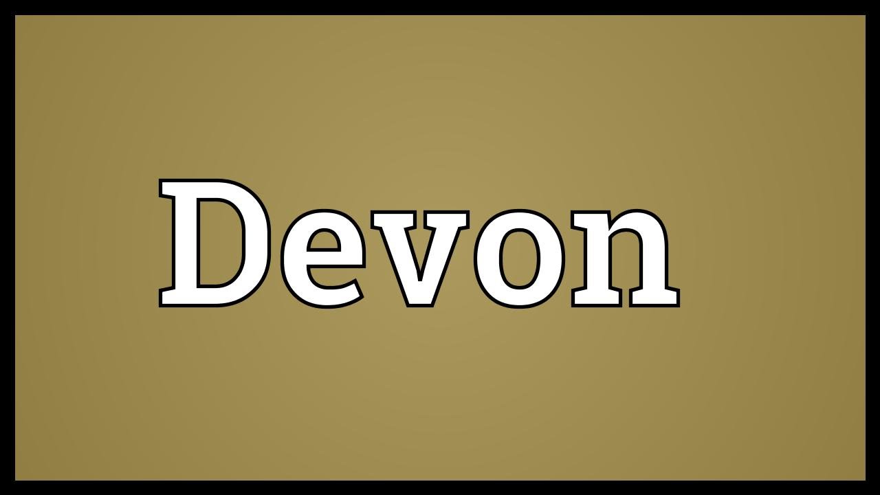 Devon Meaning Youtube 