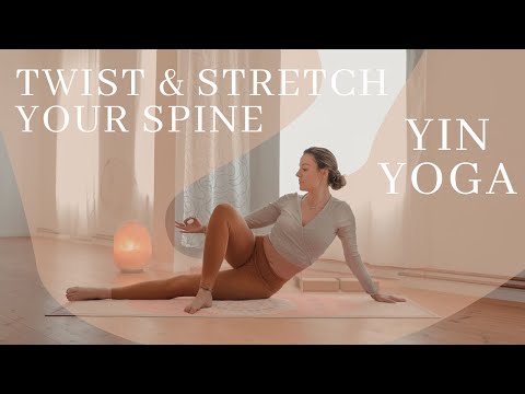 Twist & Stretch Your Spine | Yin Yoga To Elongate The Side Body