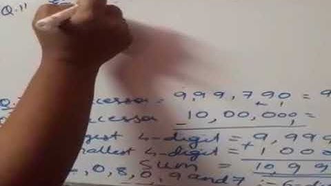 Grade 4 - MATHS - Large Number Revision Ex - Part 2