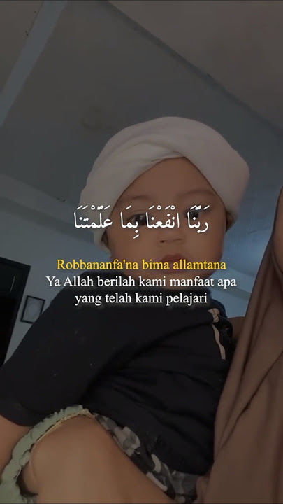 Robbana Fa'na Bima Allamtana Lyrics Terjemahan