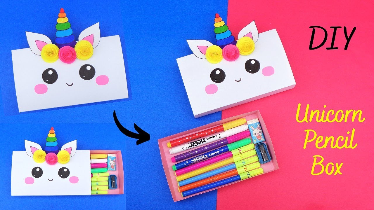 How To Make A Paper Pencil Box DIY Paper Unicorn Pencil Case Easy how-to-make-a-paper-pencil-box-diy-paper-unicorn-pencil-case-easy