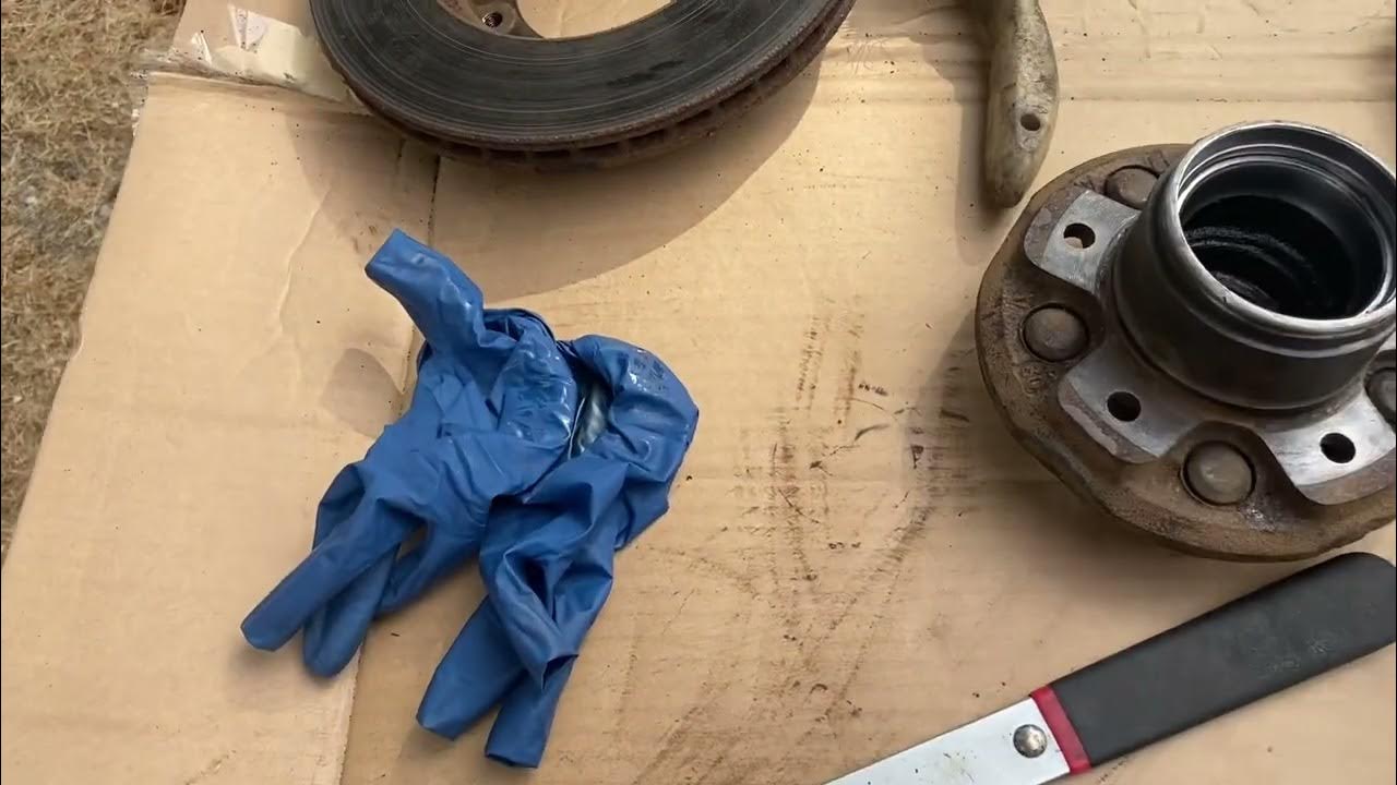 1990 Toyota Pickup Brake Rotor & Wheel bearing replacement YouTube
